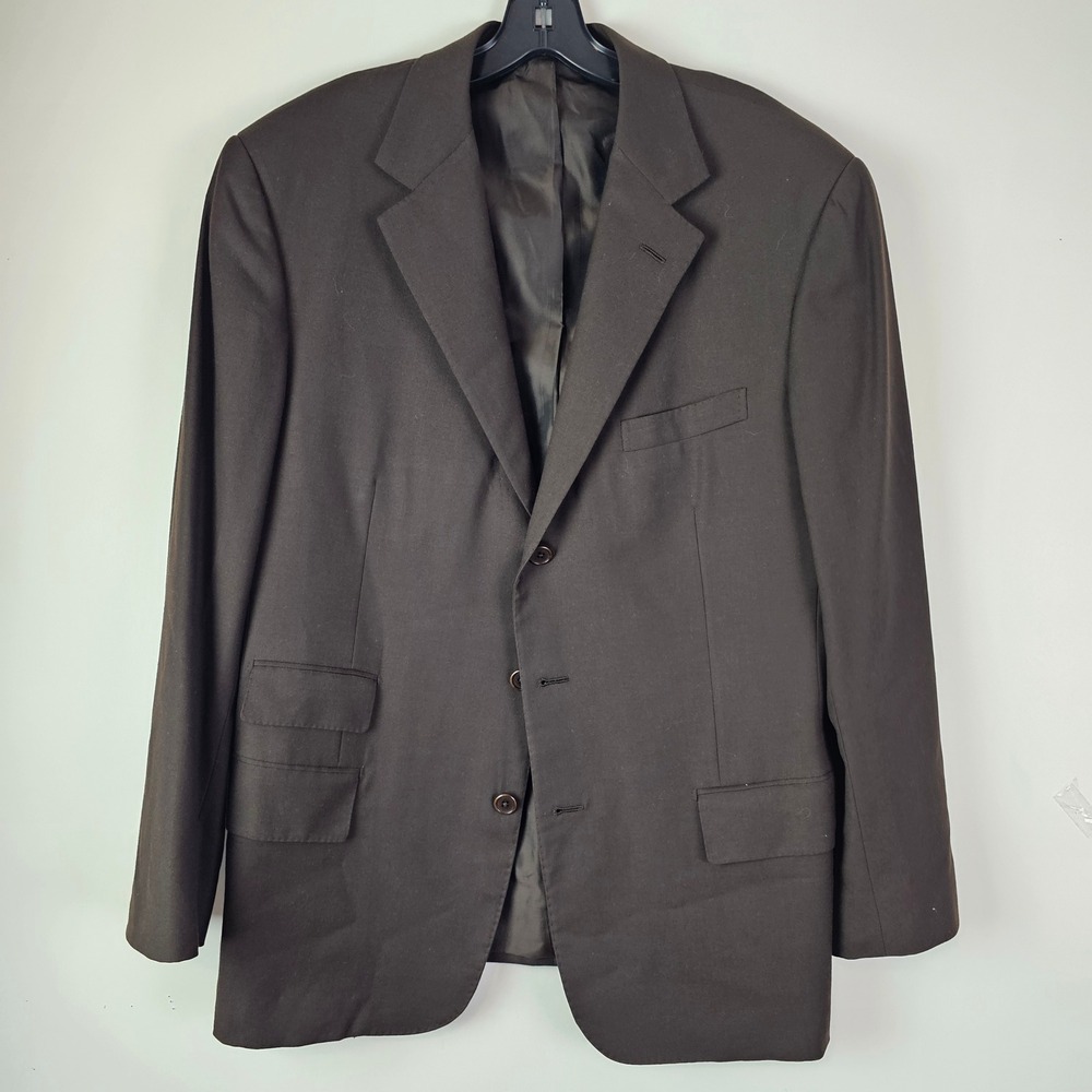 Ralph Lauren Purple Label Mens 42R Brown 3-Button Blazer Jacket Sportcoat